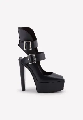 105 Double-Buckle Platform Boots
