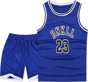 6-16Years Youth Basketball Sports Jerseys 23# for Boys Girls Basketball Jersey 2Piece Set