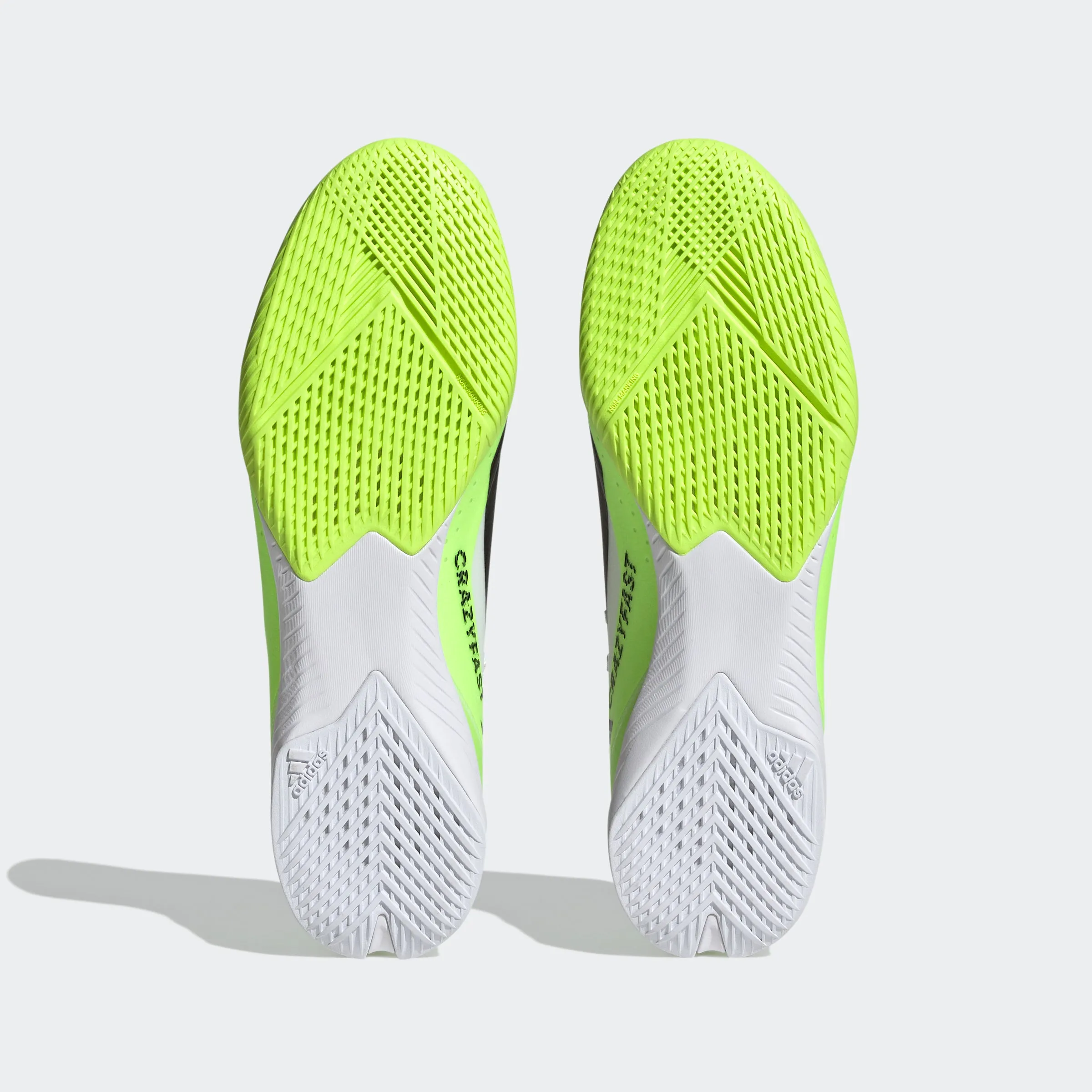 adidas X Crazyfast.3 Indoor Soccer Shoes | White/Black | Men's