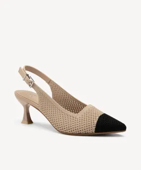 AirLoom Pointed Toe Slingback Pumps