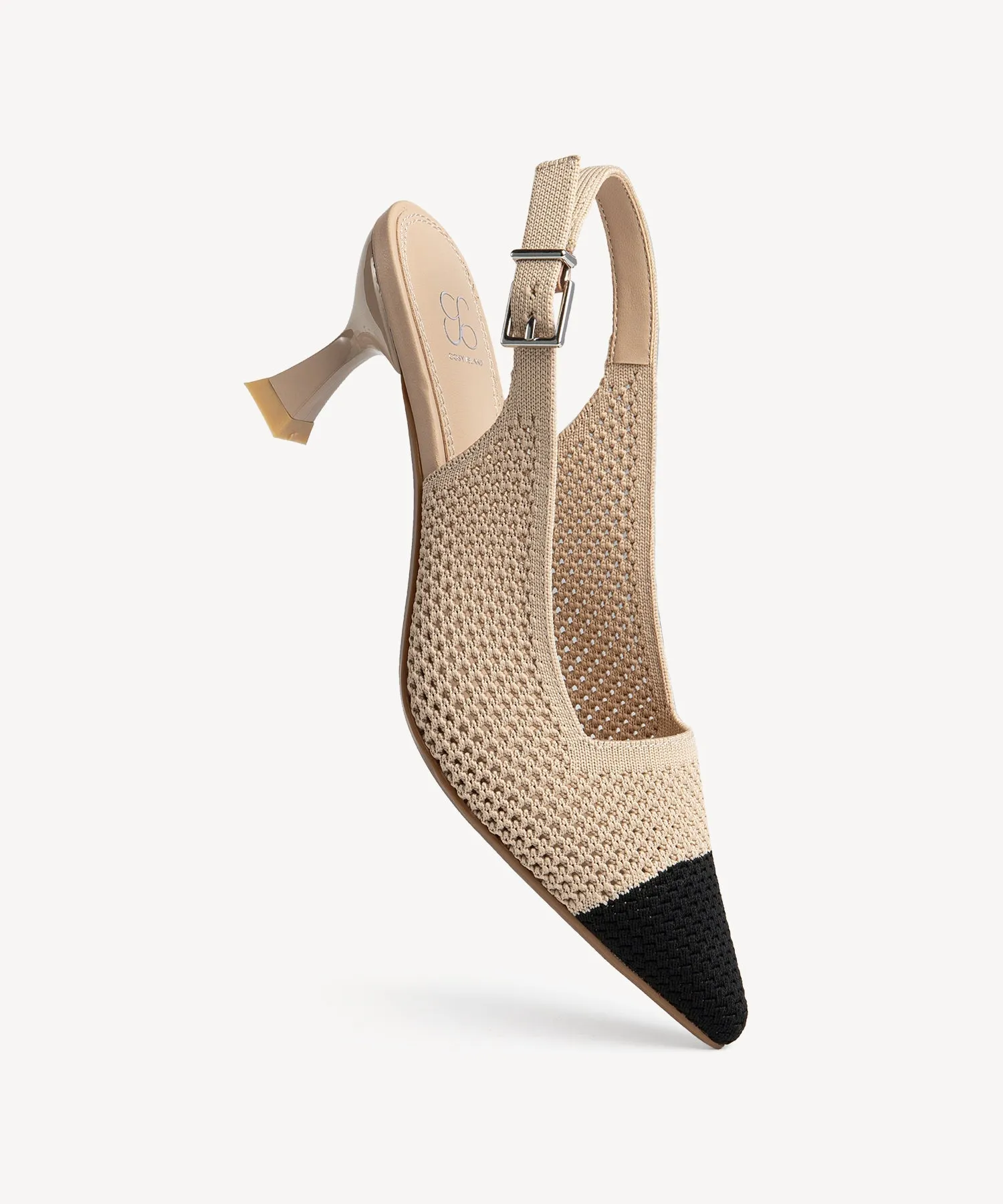 AirLoom Pointed Toe Slingback Pumps