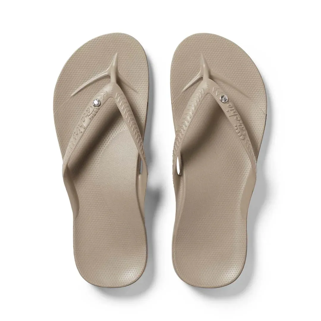 Archies Support Thong Crystal - Taupe