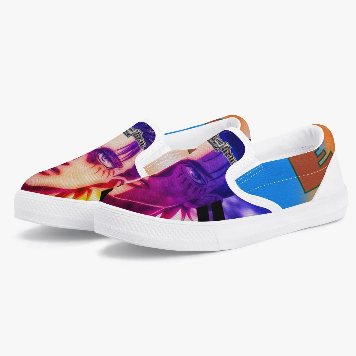 Attack On Titan Eren Jaeger Kids Slipons Anime Shoes