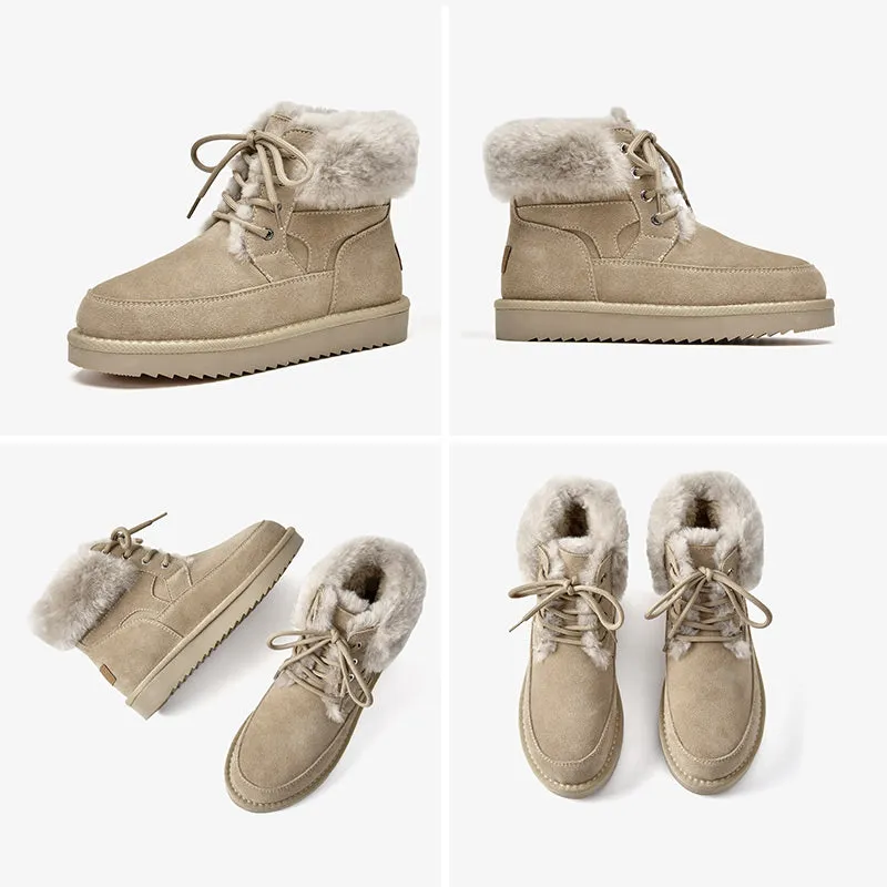 BeauToday Snow Boots for Women with Thick Wool
