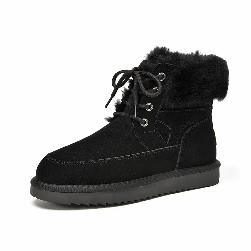 BeauToday Snow Boots for Women with Thick Wool