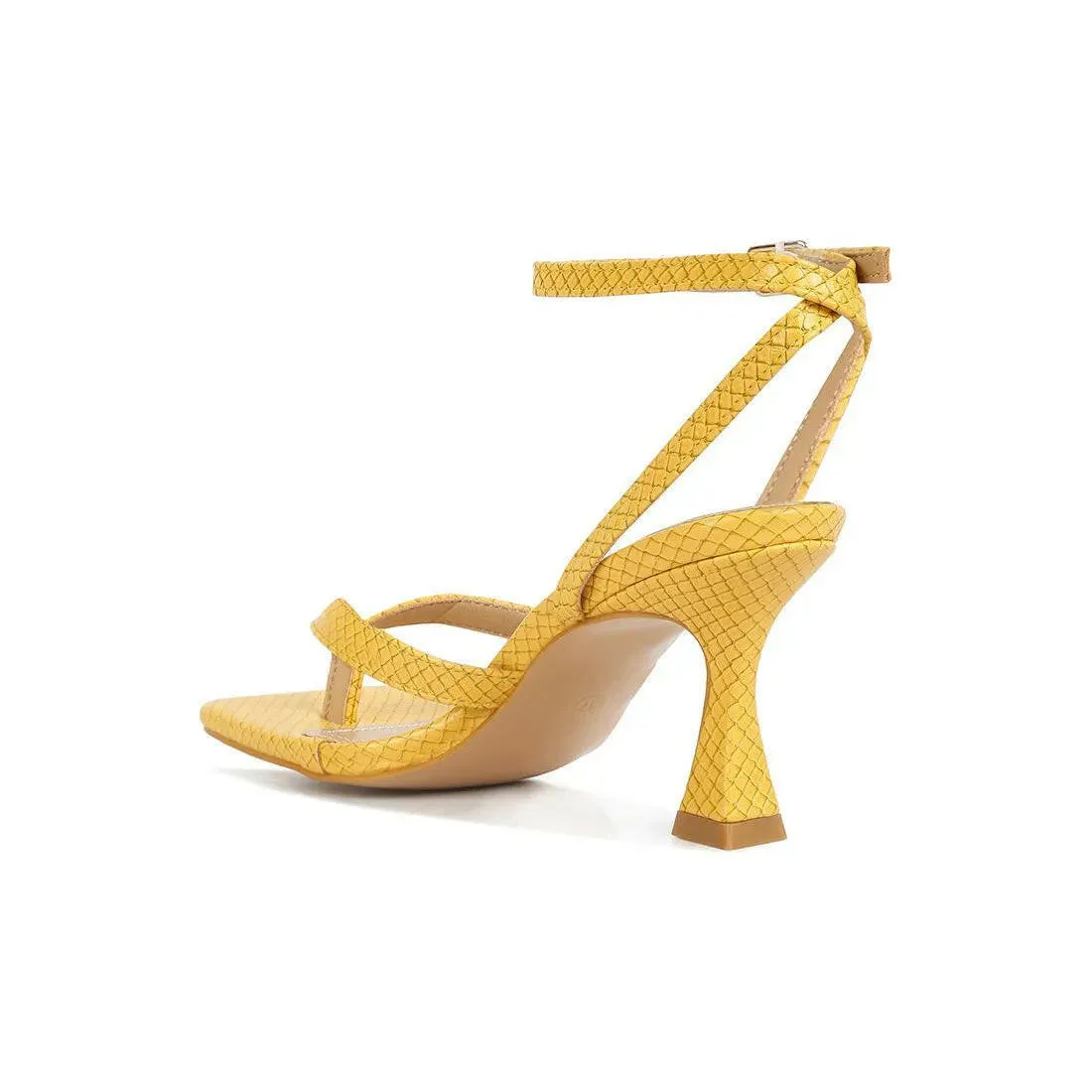 Celty Ankle Strap Spool Heel Sandals