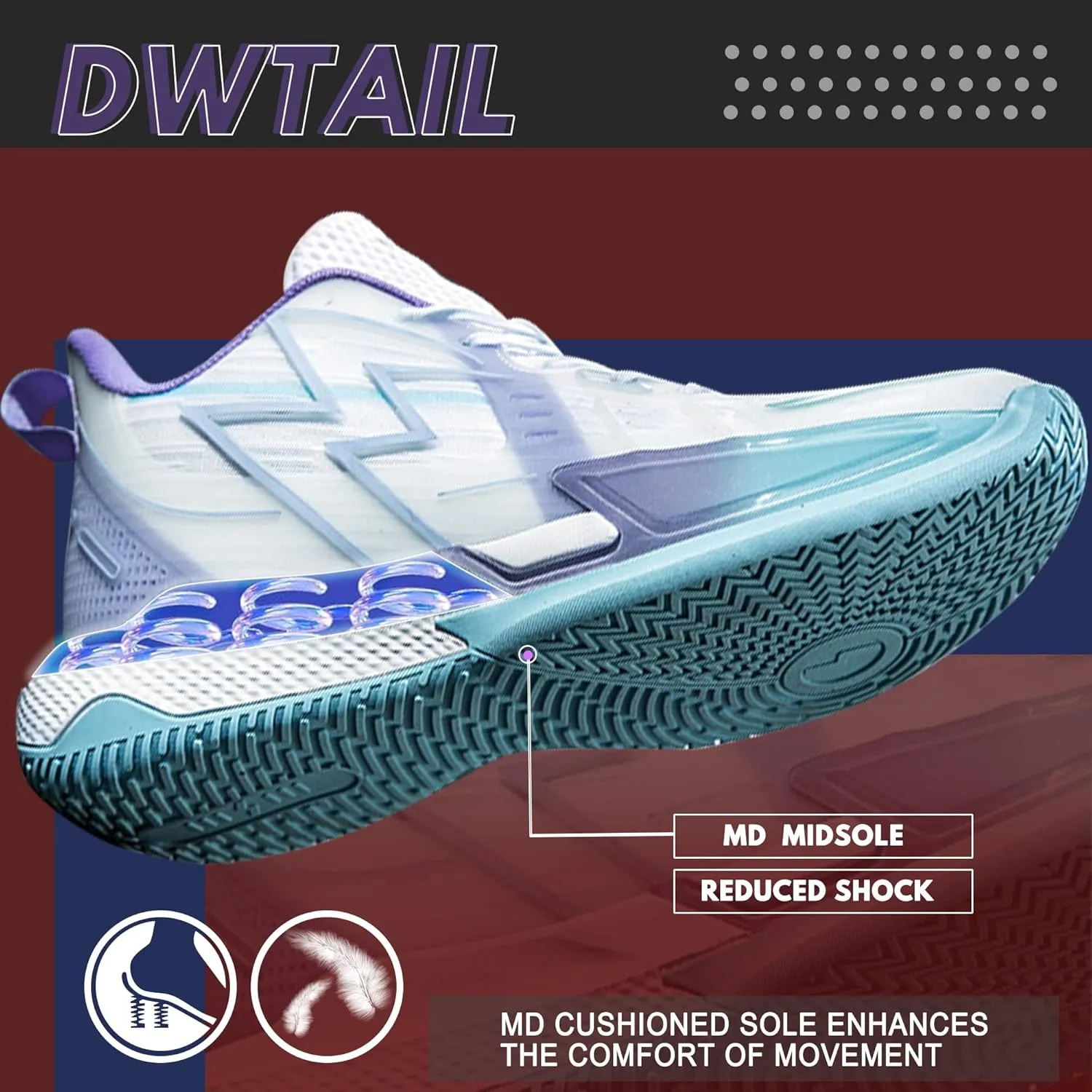 CJSPORX Men Women Basketball Shoes Breathable Non Slip Outdoor Fashion Sneakers