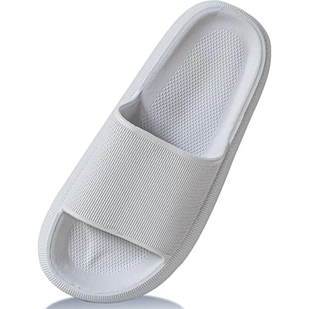 Comfy Cushioned Thick Sole Slides – All Day Support