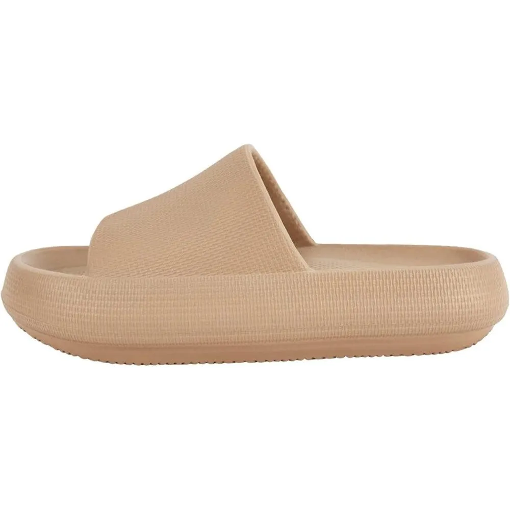 Comfy Cushioned Thick Sole Slides – All Day Support
