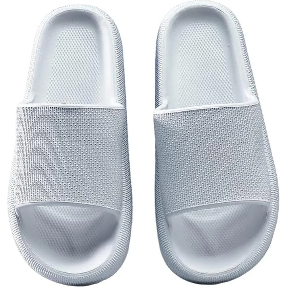 Comfy Cushioned Thick Sole Slides – All Day Support