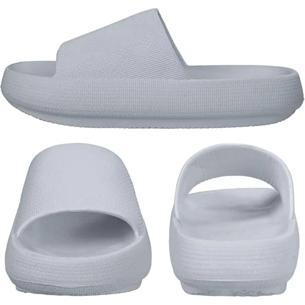Comfy Cushioned Thick Sole Slides – All Day Support