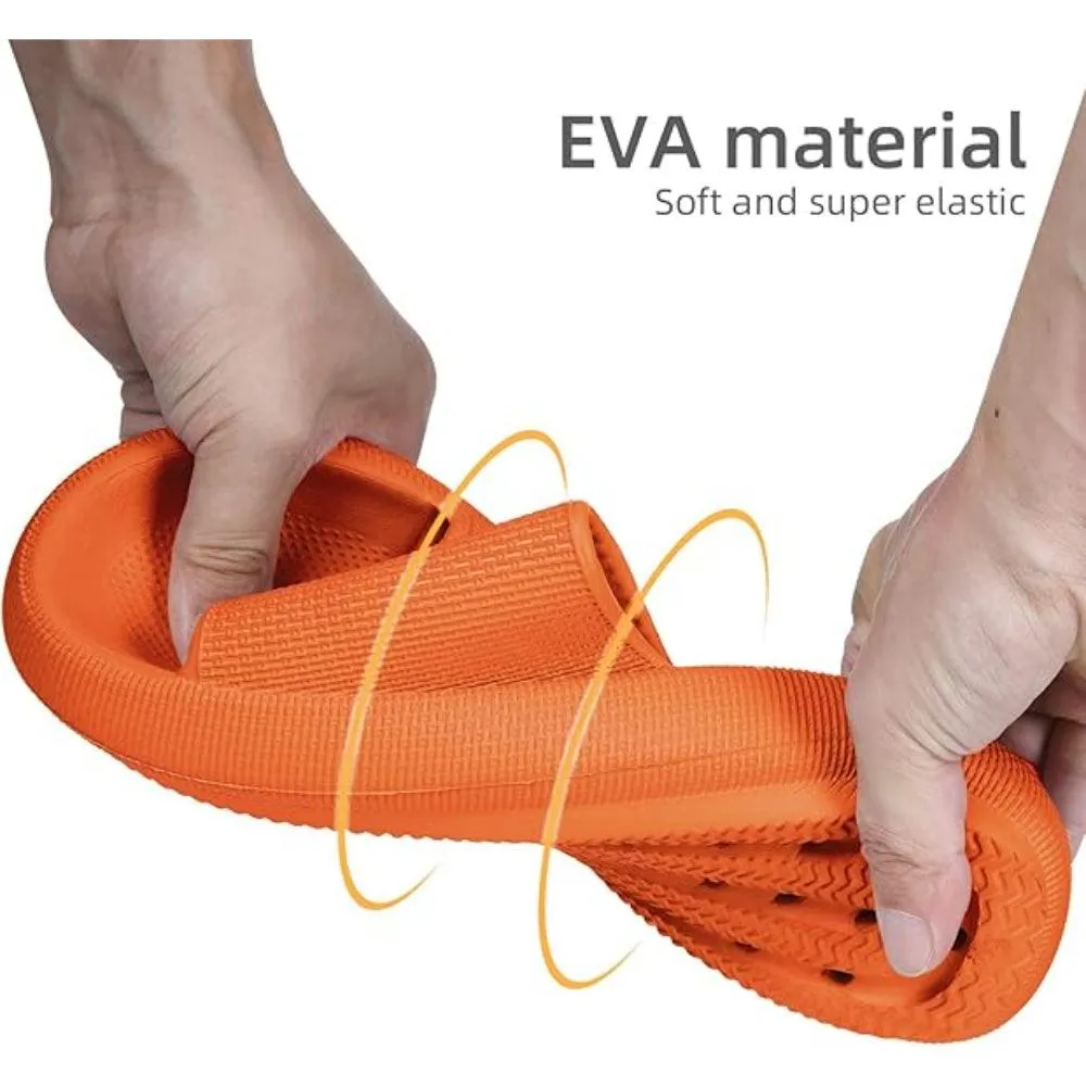 Comfy Cushioned Thick Sole Slides – All Day Support