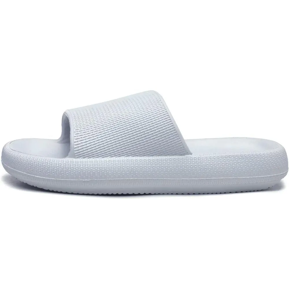 Comfy Cushioned Thick Sole Slides – All Day Support
