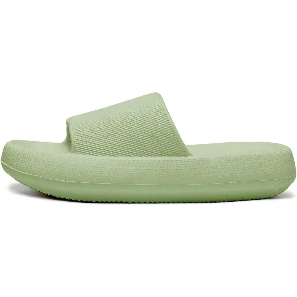 Comfy Cushioned Thick Sole Slides – All Day Support