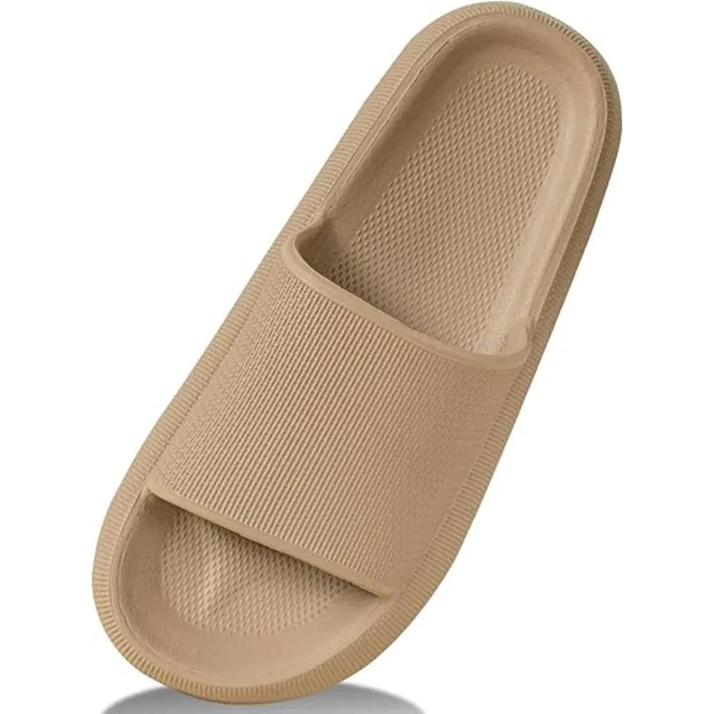 Comfy Cushioned Thick Sole Slides – All Day Support