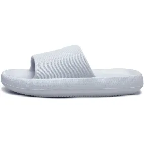 Comfy Cushioned Thick Sole Slides – All Day Support