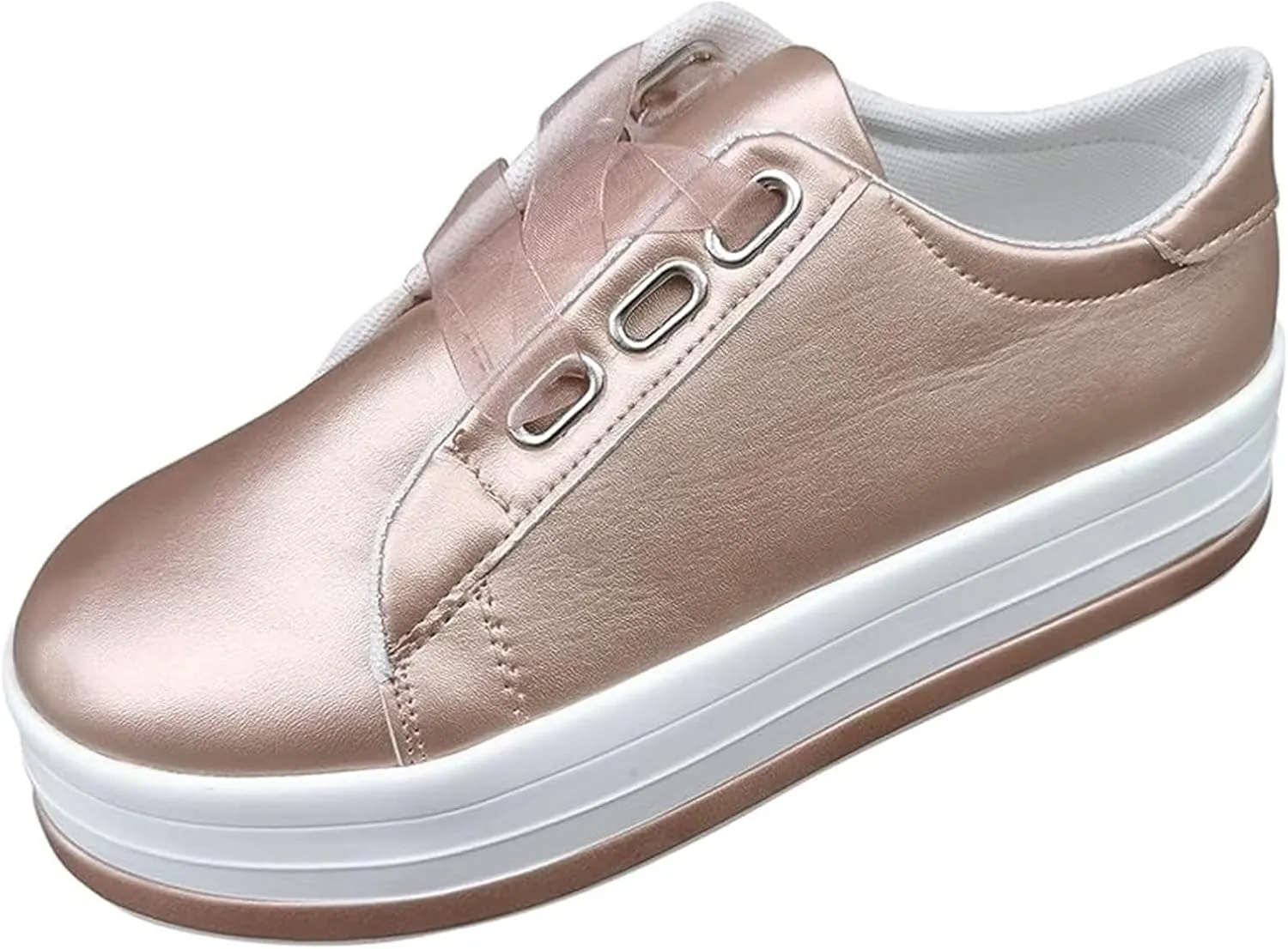 Ladmiple Sneakers For Women Slip On Shoes Fashion Comfortable Dressy Casual Summer Low Top Walking Flats Loafers