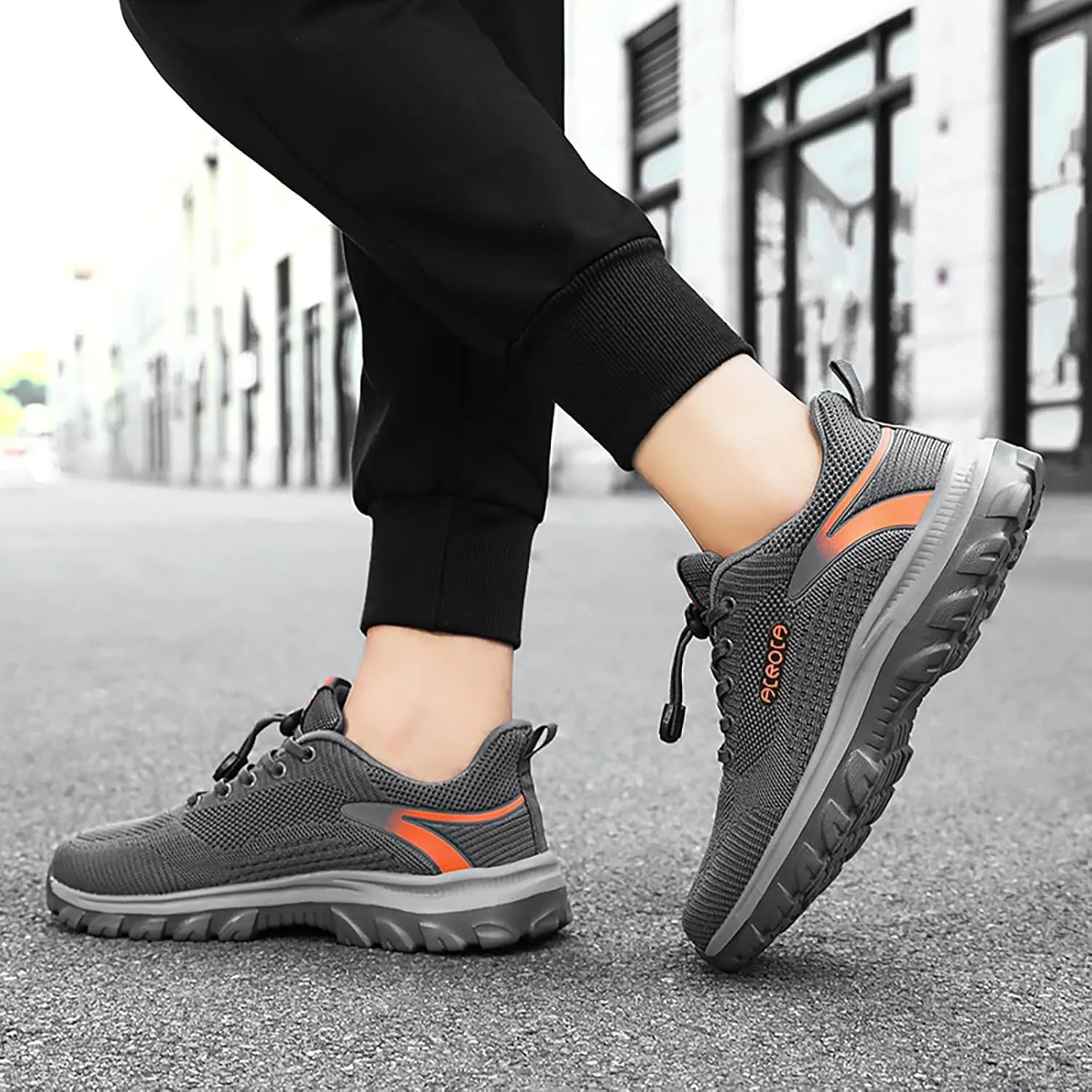 Mens Loafers & Slip-Ons Flying Weaving Sneakers Men New Korean Fashion Round Head Casual Shoes Thick Bottom