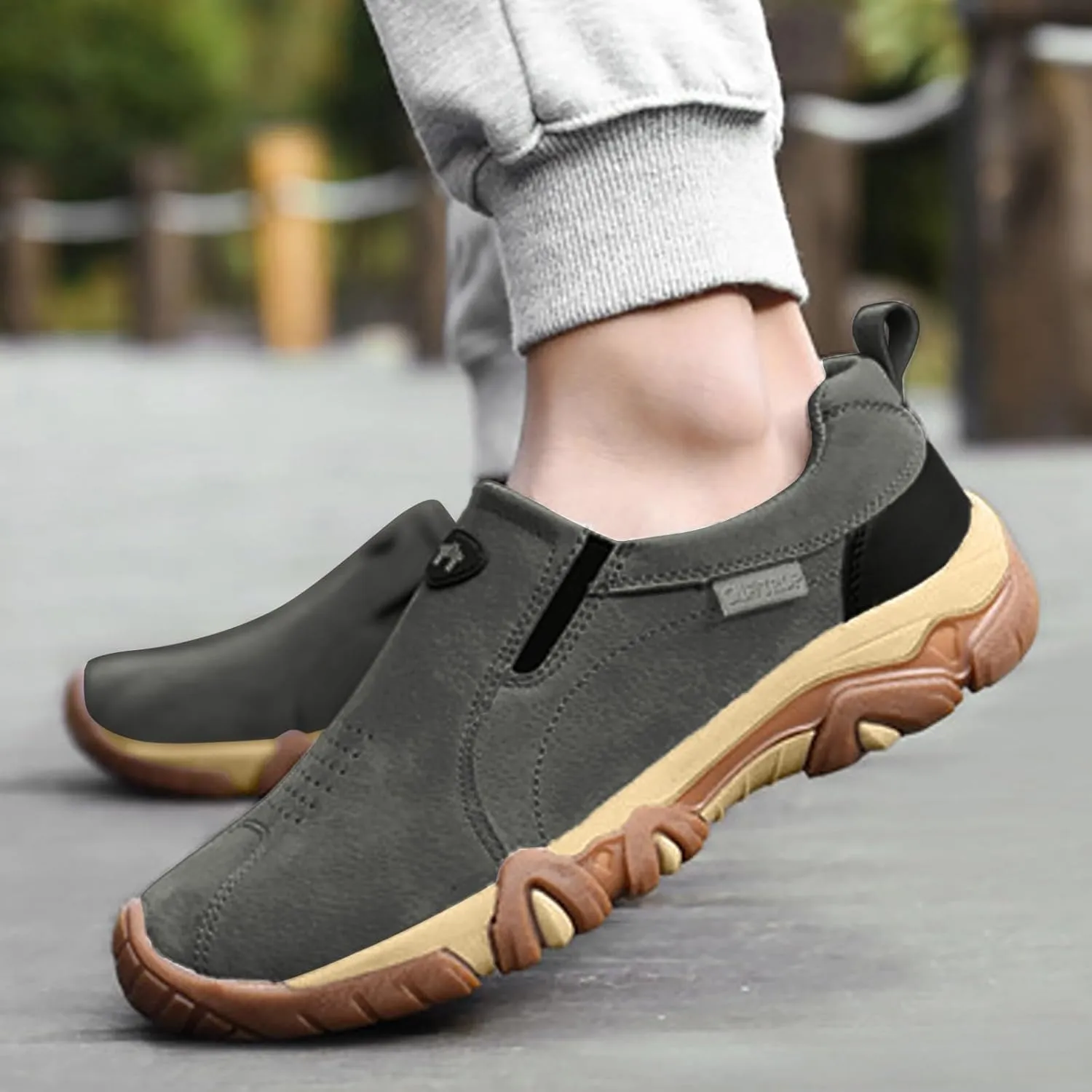 Mens Slip on Sneakers Tennis Men Men's Classic Fashion Sneakers Men Dress Shoes Comfortable Breathable Lightweight Tennis Shoes Training