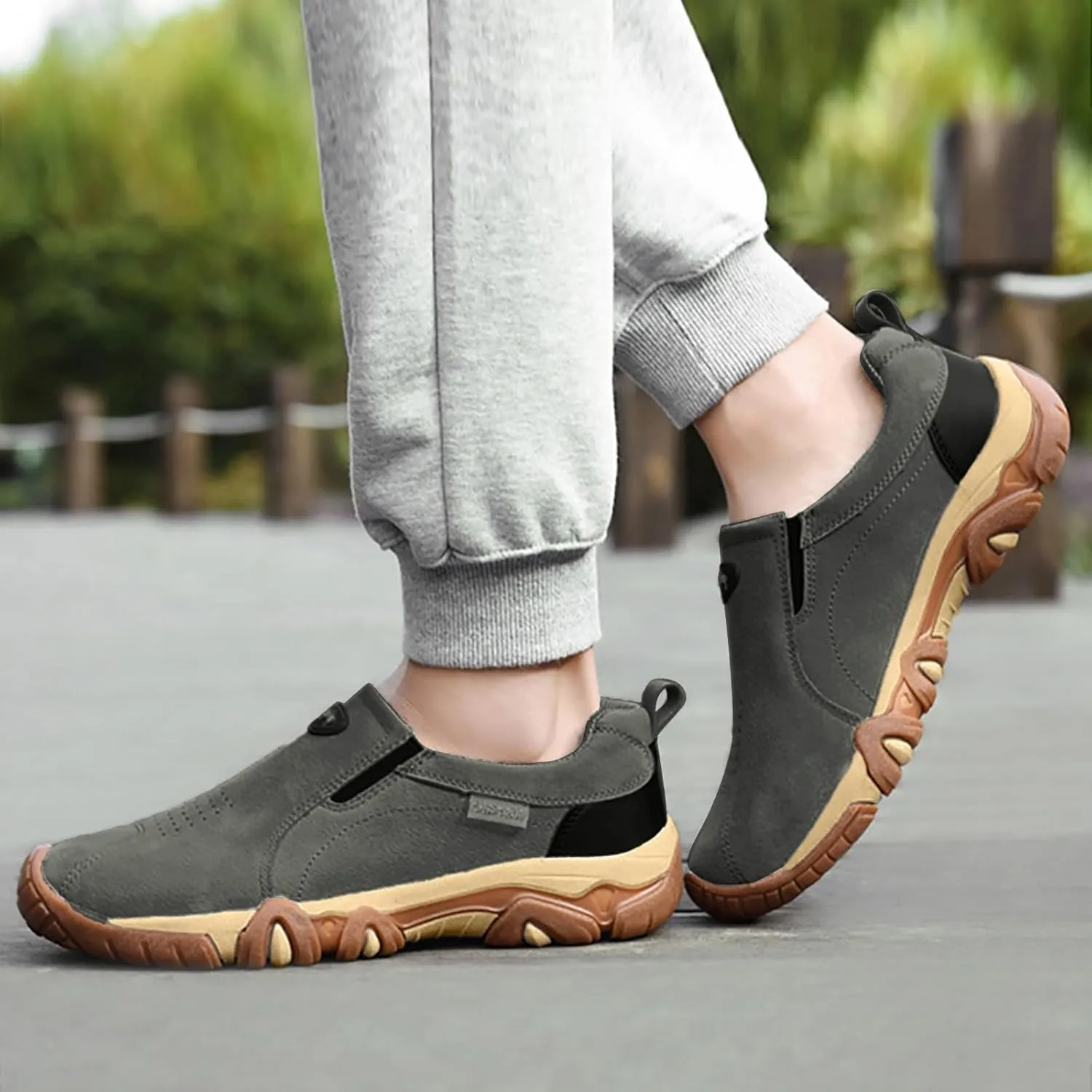 Mens Slip on Sneakers Tennis Men Men's Classic Fashion Sneakers Men Dress Shoes Comfortable Breathable Lightweight Tennis Shoes Training