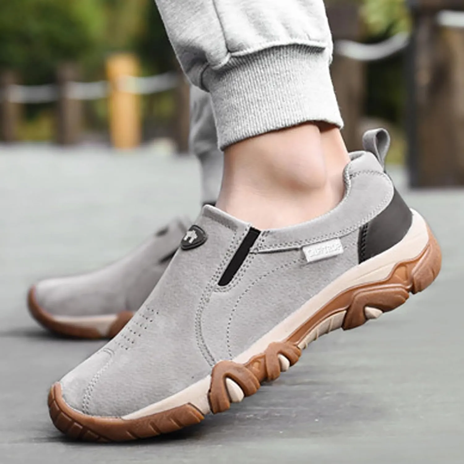 Mens Slip on Sneakers Tennis Men Men's Classic Fashion Sneakers Men Dress Shoes Comfortable Breathable Lightweight Tennis Shoes Training