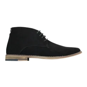 Mens Suede Ankle Boots Chelsea Laced Real Leather Lined Italian Design Smart Casual