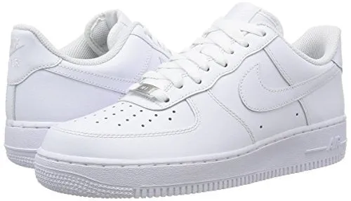 Nike Mens Air Force 1 Low 07 Basketball Shoes White/White 315122-111 Size 11