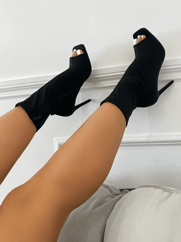 Open Toe Booties Victoria-01 By Pazzle