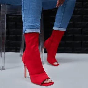 Open Toe Booties Victoria-01 By Pazzle