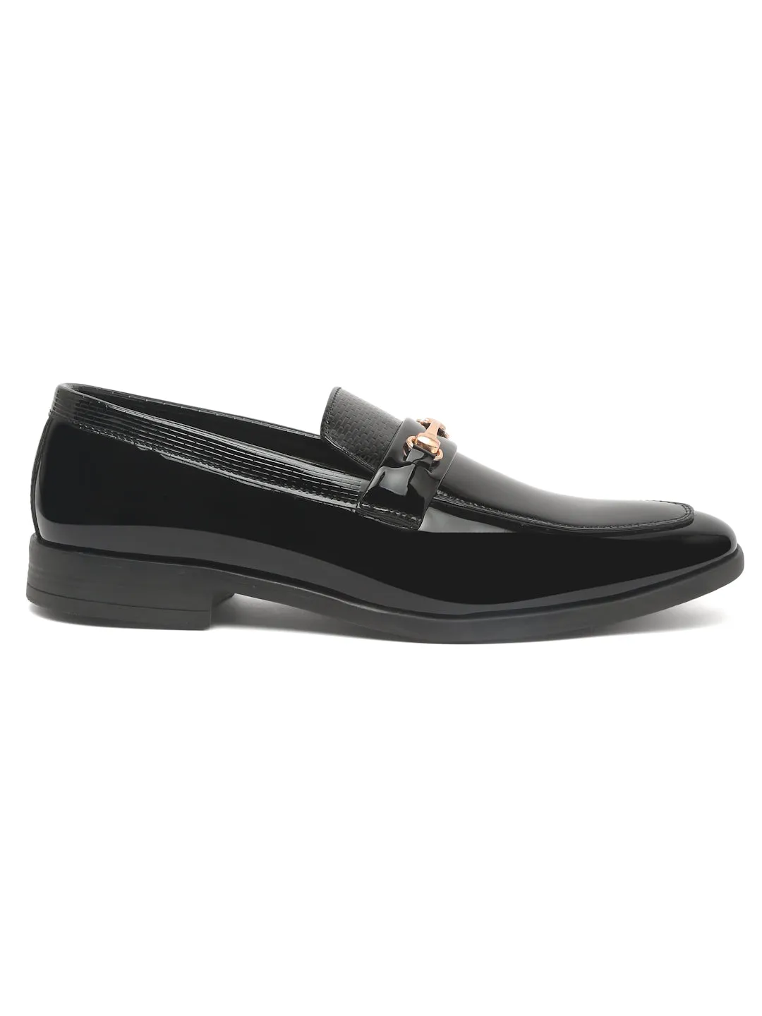 Pelle Albero Black Casual Slip-On Loafer For Men