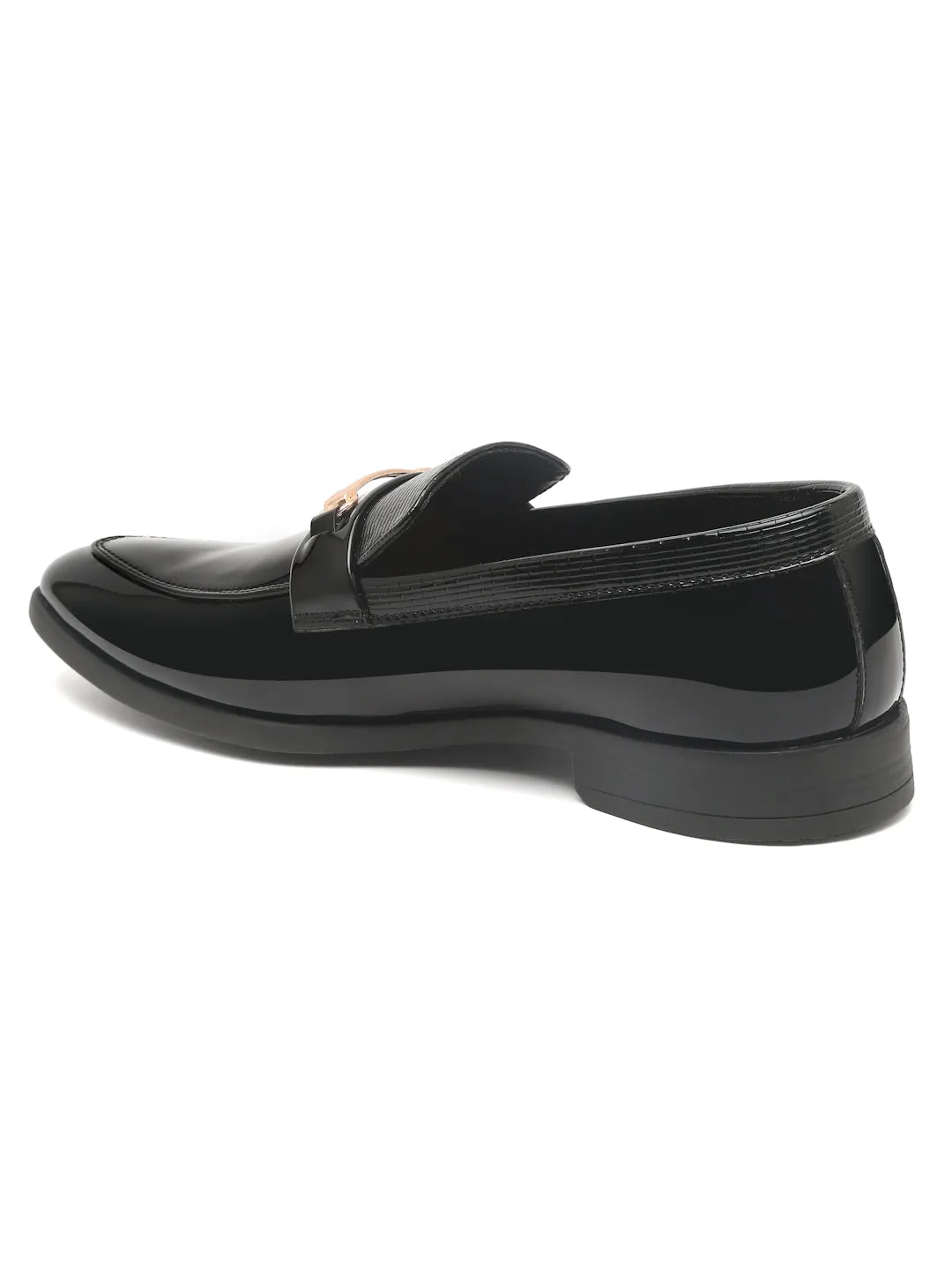 Pelle Albero Black Casual Slip-On Loafer For Men