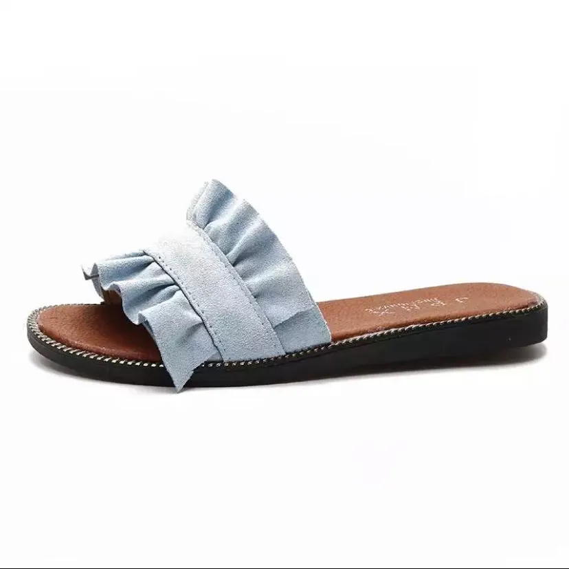 Ruffled Slides