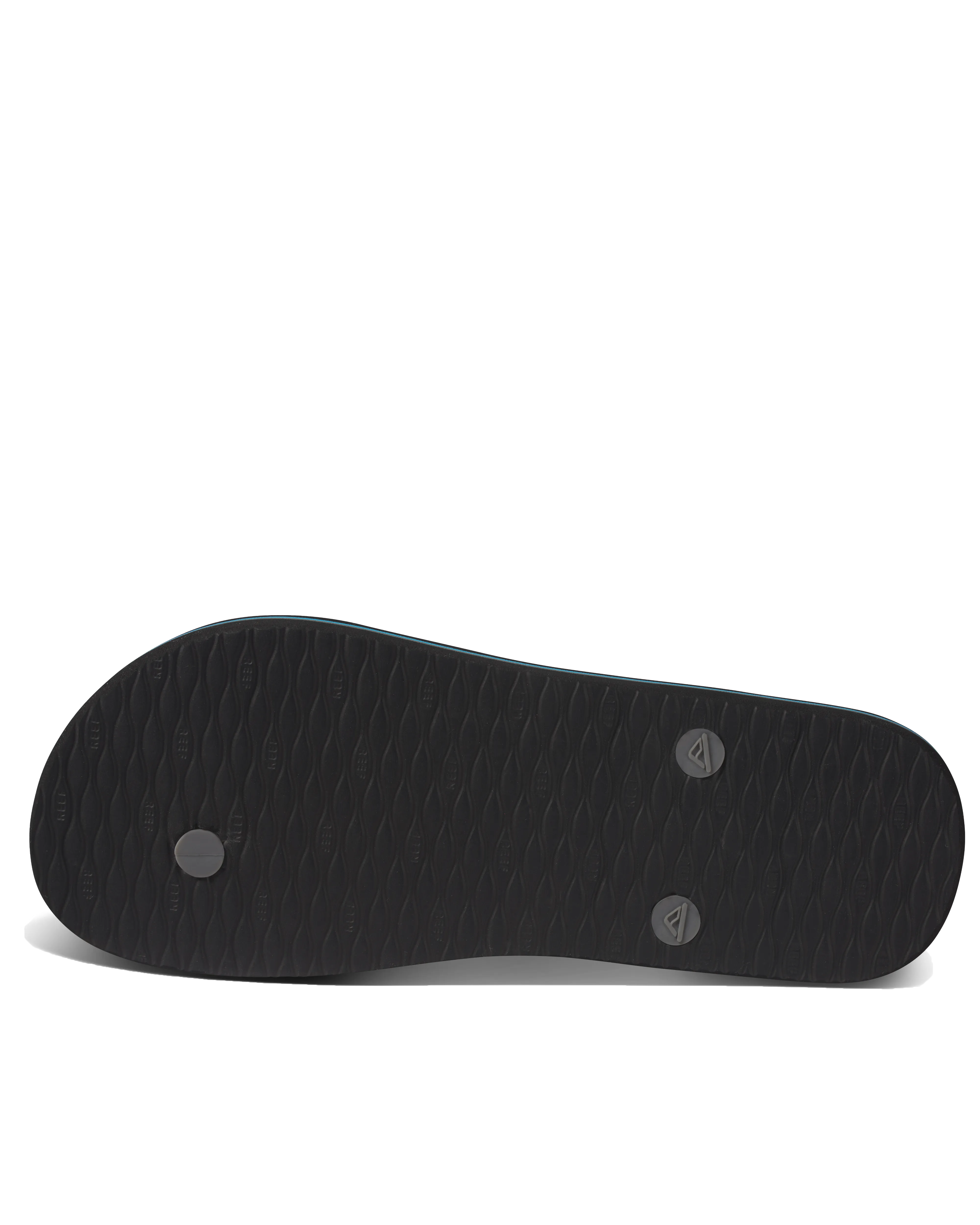 Seaside Flip Flops in Grey, Aqua & Black