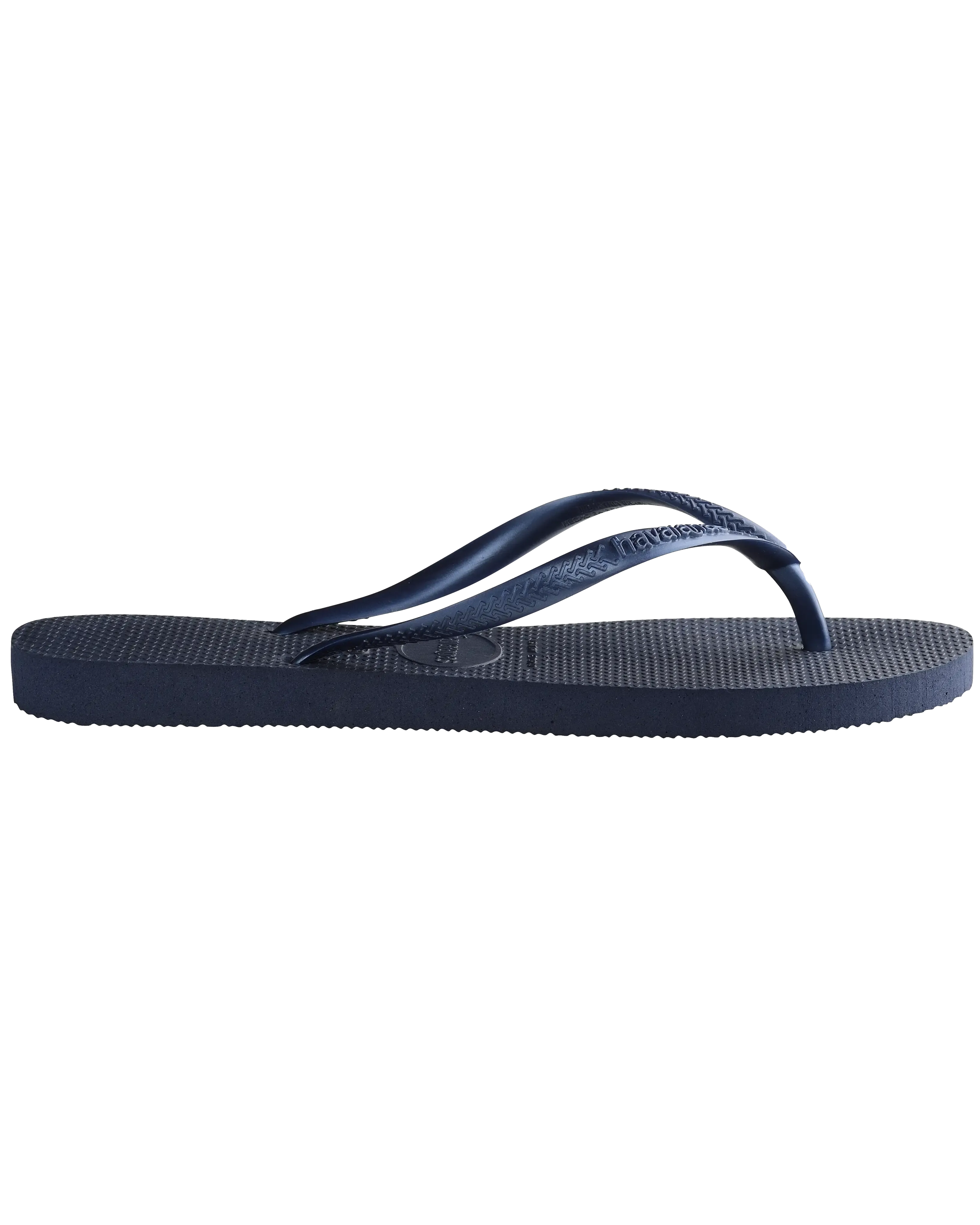 Slim Flip Flops in Navy Blue