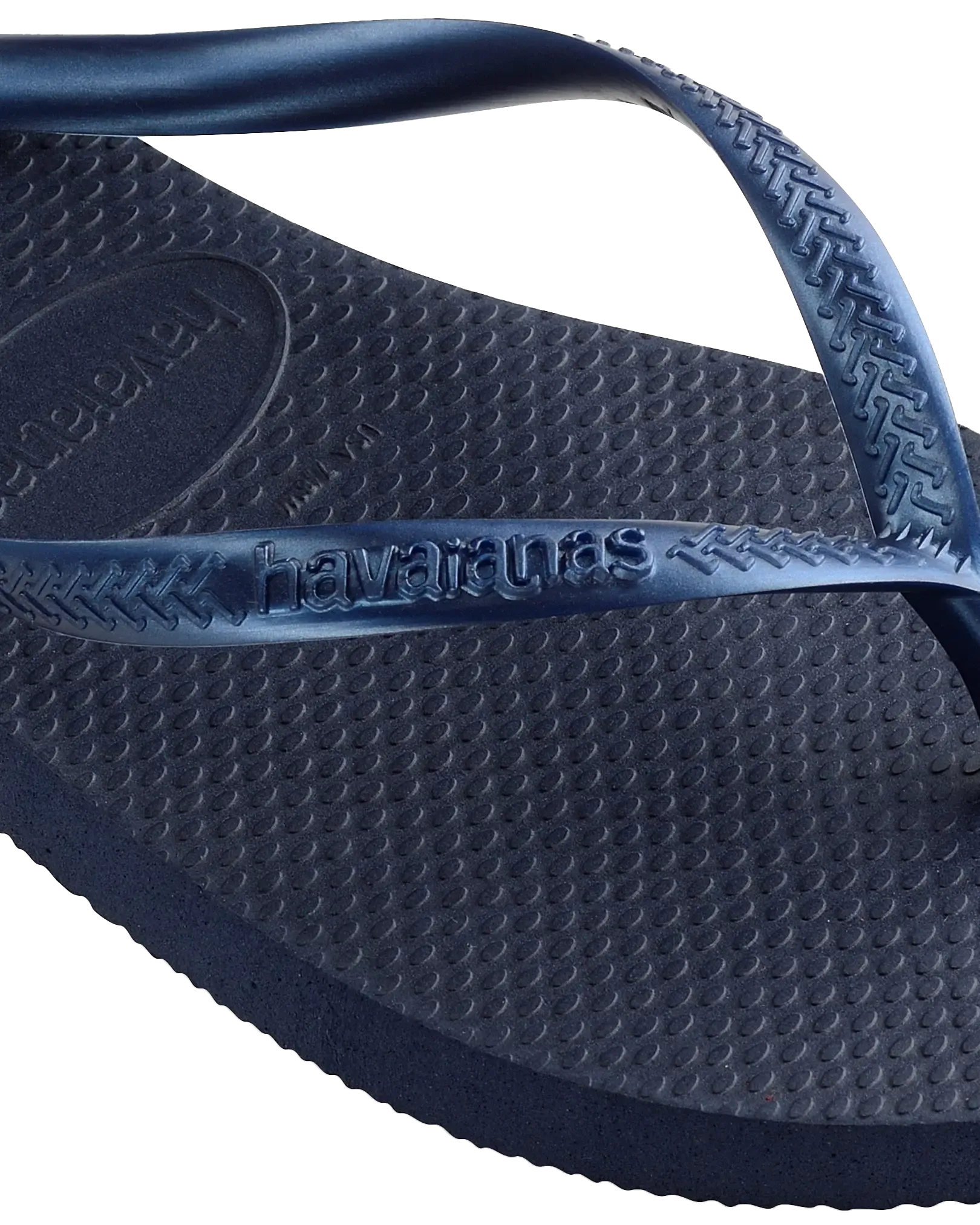 Slim Flip Flops in Navy Blue