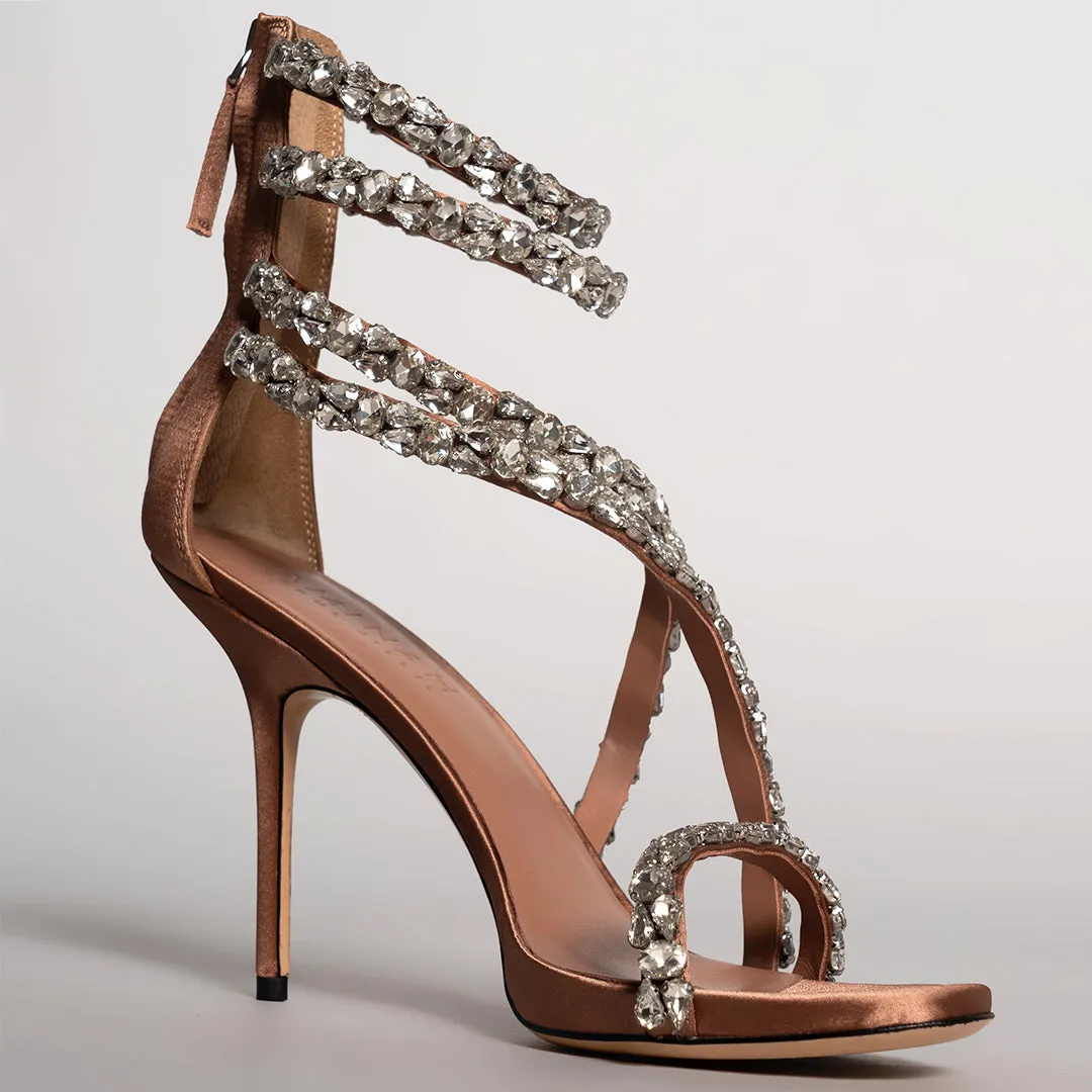 SOLEIL SANDAL BROWN KITTEN