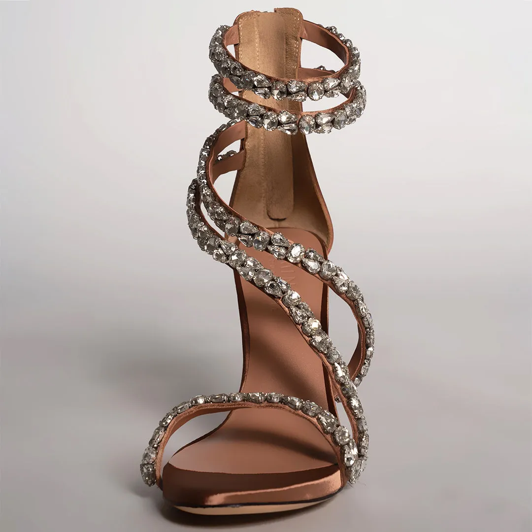 SOLEIL SANDAL BROWN KITTEN