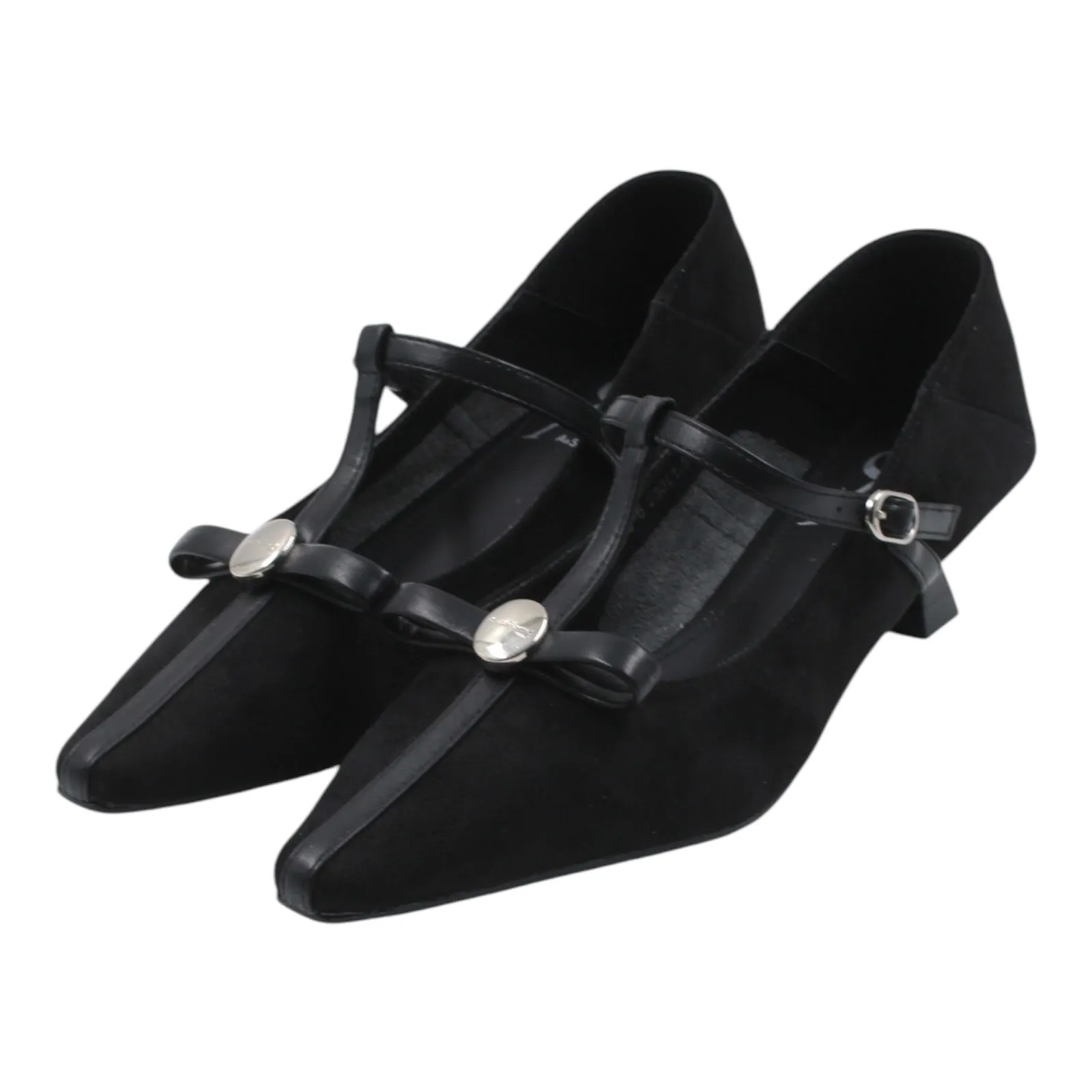 STRAPPY STILETTO KITTEN HEELS