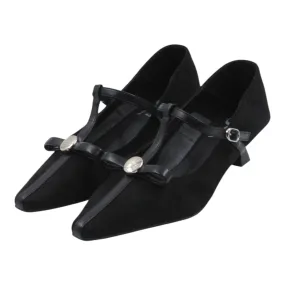 STRAPPY STILETTO KITTEN HEELS