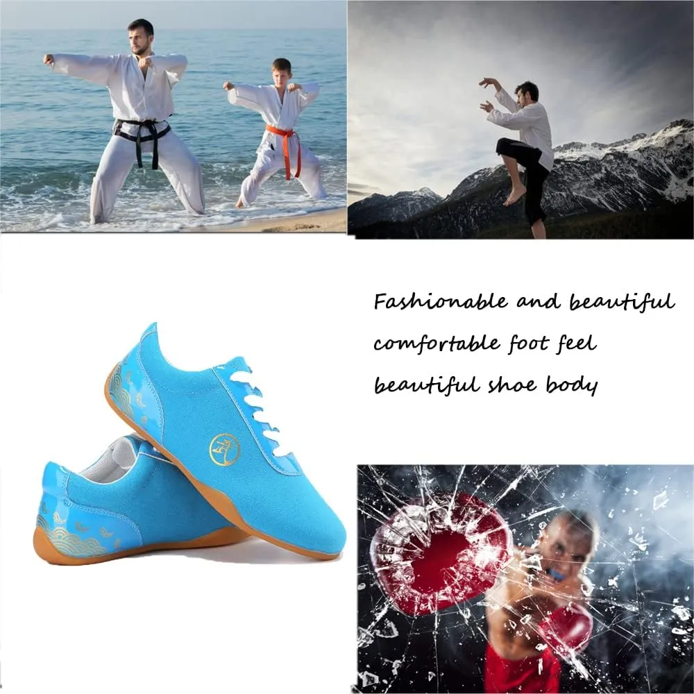 Unisex Martial Arts Taichi Shoes,Cushioning Running Shoes, Sneakers for Running, Walking, Fitness, Gym,,