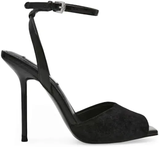 Vertundy Womens Peep Toe High Heels Square Toe Lace Up Stiletto High Heeled Sandals