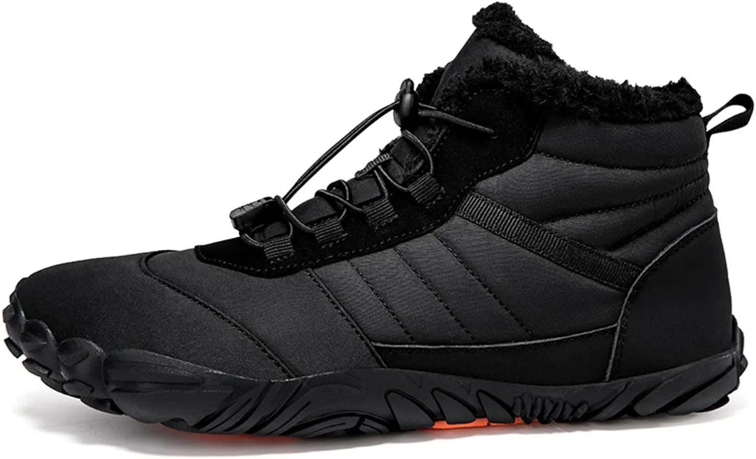 Winter Hiking Shoes Wide Toe Barefoot Shoes, Walking Hiking Boots for Women Men Trail Running Non-Slip