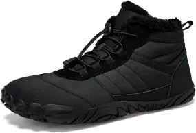 Winter Hiking Shoes Wide Toe Barefoot Shoes, Walking Hiking Boots for Women Men Trail Running Non-Slip