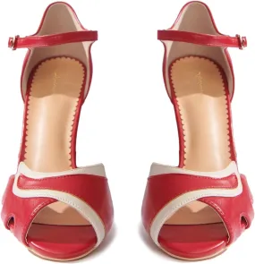 Women Ankle Strap Kitten Heel Sandals Round Open Toe Sandal Pumps Two Tone 3 inch Sandal Kitten Heels Buckle Strap Dress Sandals Shoes Peep Toe Matte Vintage Cute Size 4-11 M US