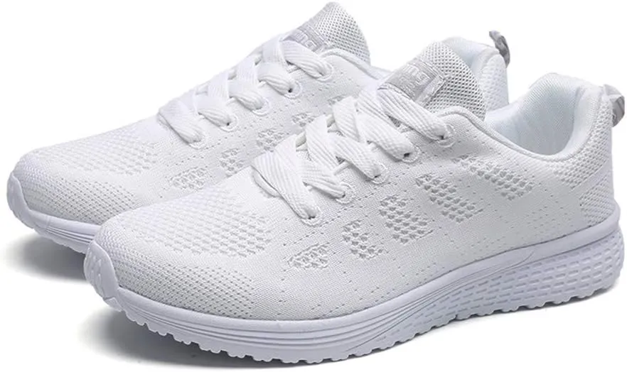 Women’s Supportive Running Shoe Fashion Women's Running Shoes Mesh Flat Shoes Casual Straps Ocean for Women