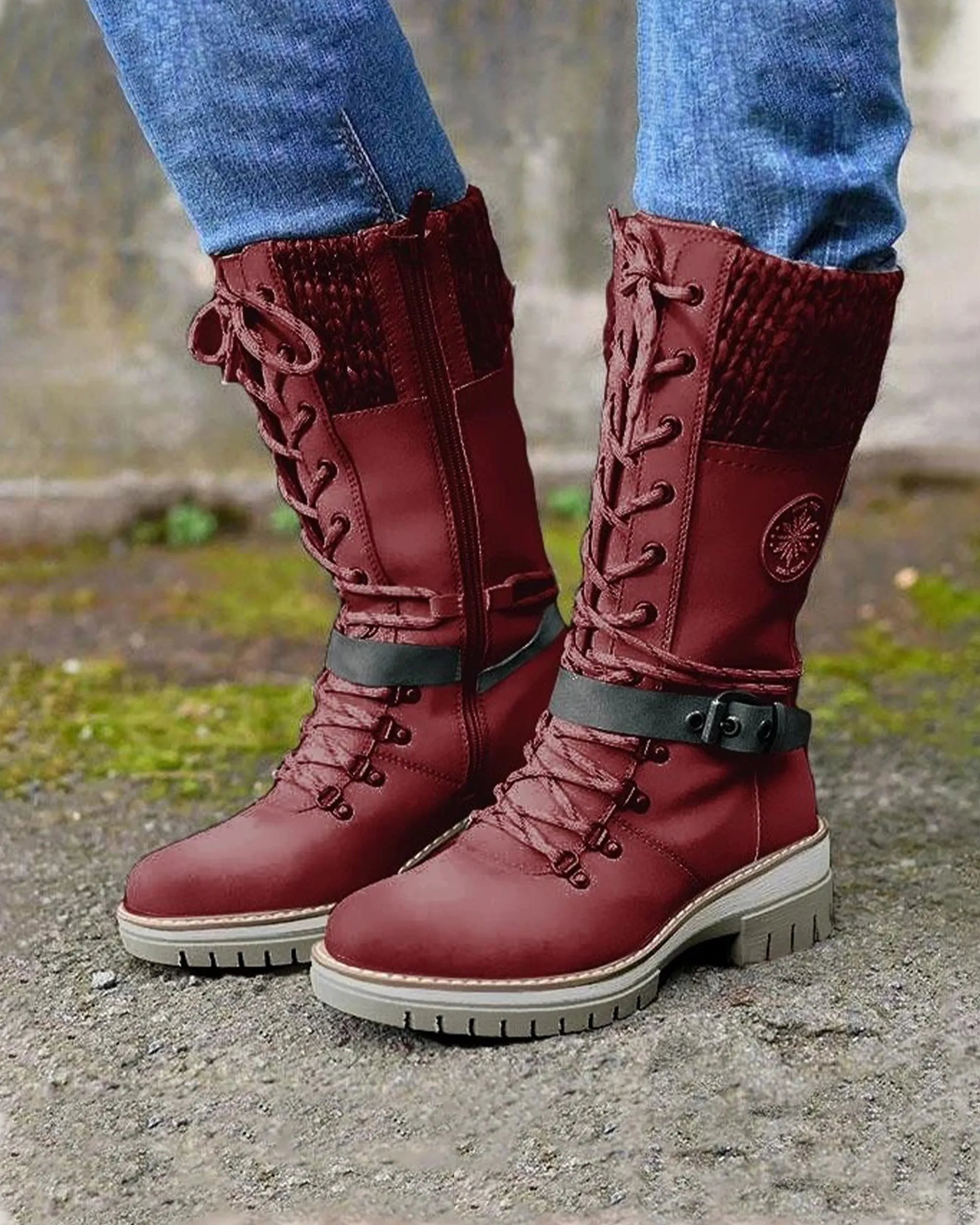 Women's Waterproof Knee Snow Boots