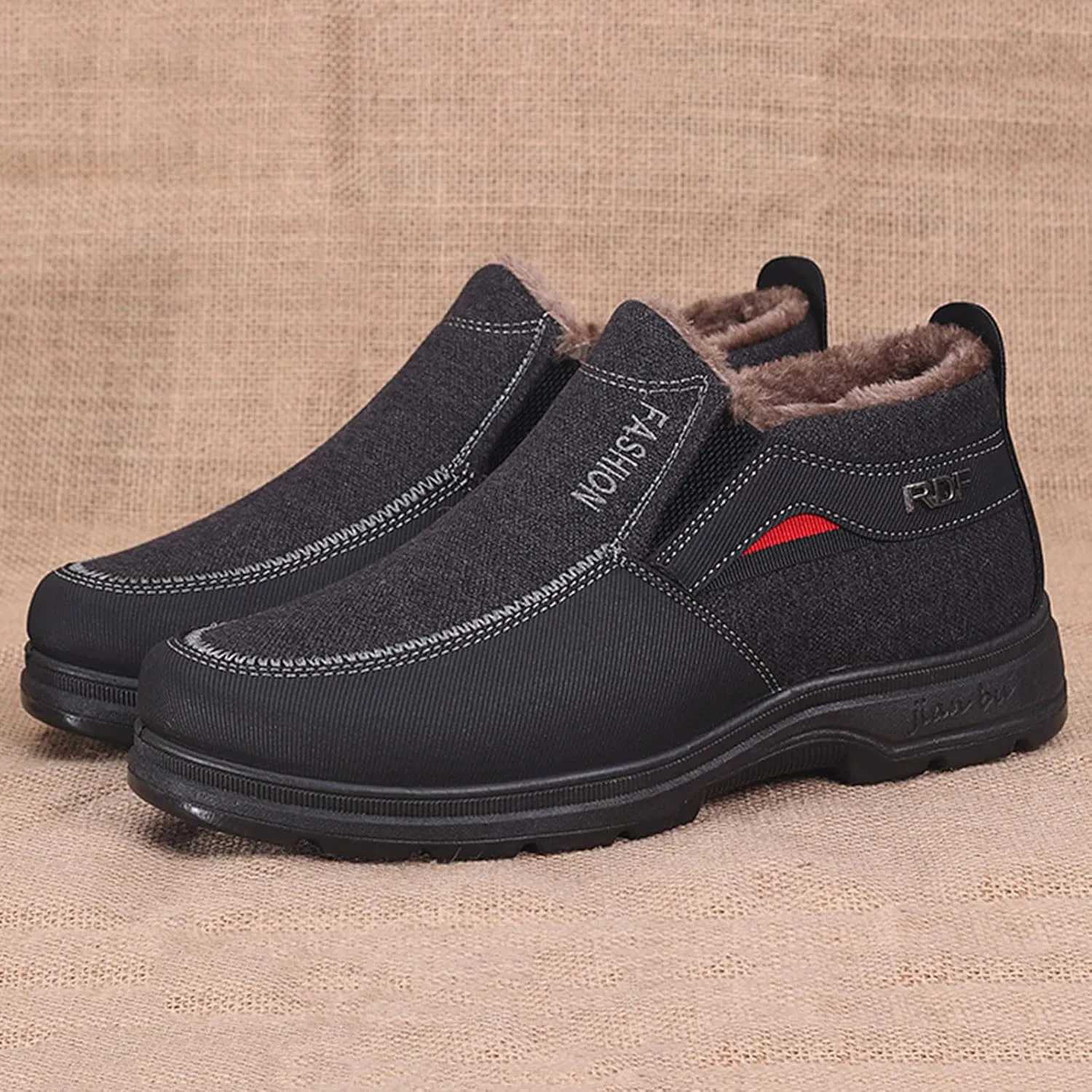 Womens Winter Boots with Zipper Adults Snow Ankle Boots Snow Boots for Womens Winter Shoes Warm Sporty Slip On Boot Non Slip Work Shoes Women Mens Snow Booties