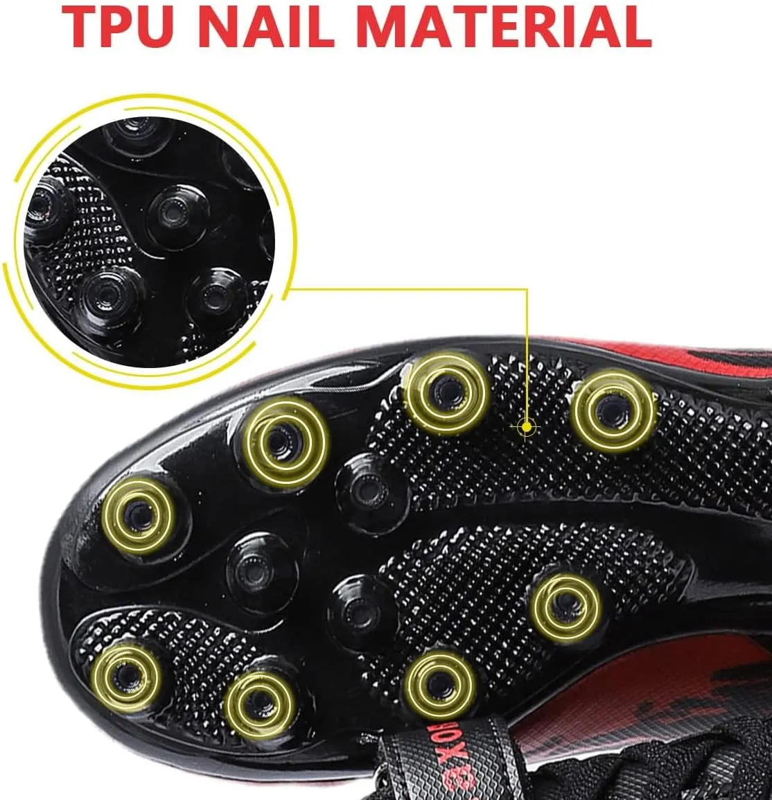 ziitop Kids Soccer Shoes for Boys Girls Youth Football Cleats Outdoor & Indoor Baseball Shoes, Lightweight Breathable Conical Studs, Running & Training for Students (Little Kids/Big Kids)